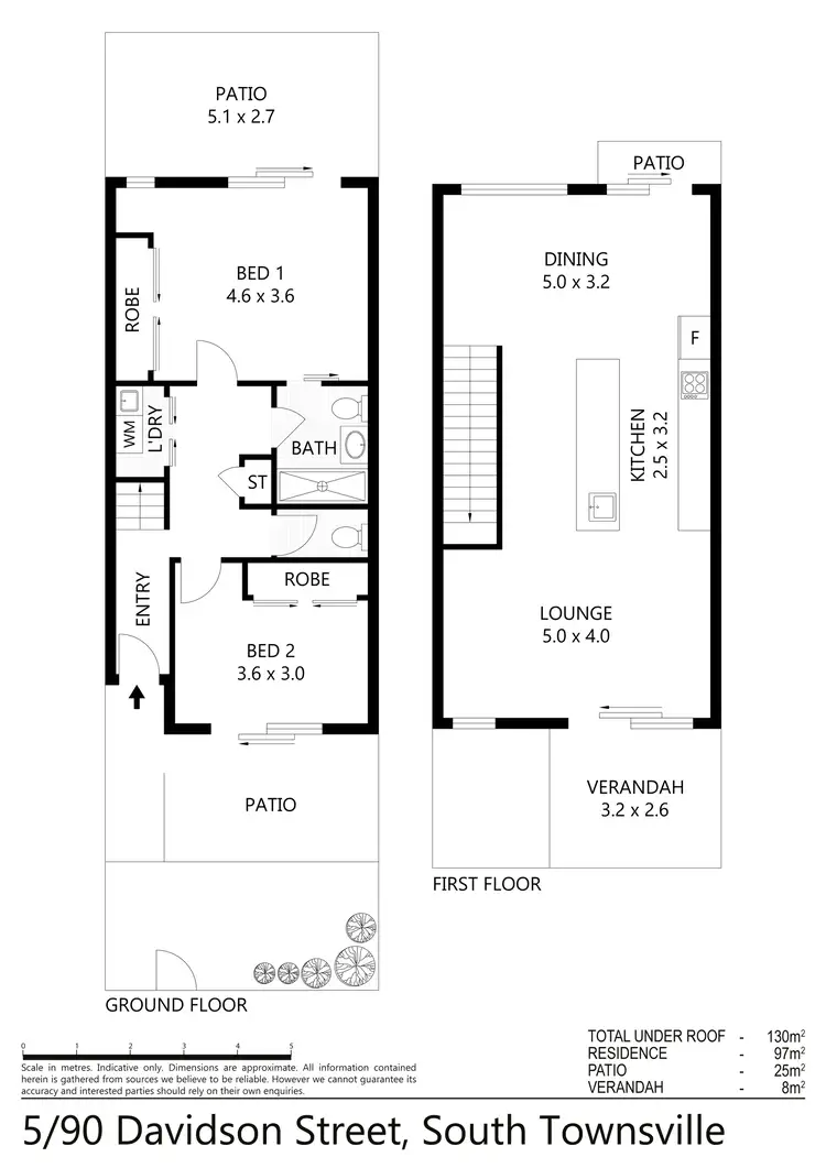 Floorplan of Homely unit listing, 5/90 Davidson Street, South Townsville QLD 4810