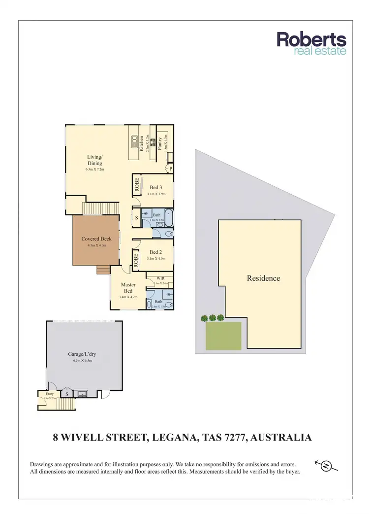 Floorplan of Homely house listing, 1/8 Wivell Street, Legana TAS 7277