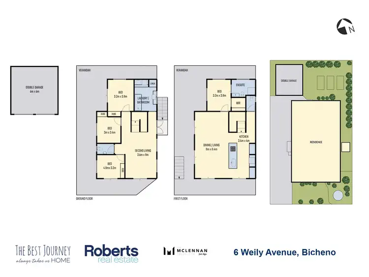 Floorplan of Homely house listing, 6 Weily Avenue, Bicheno TAS 7215