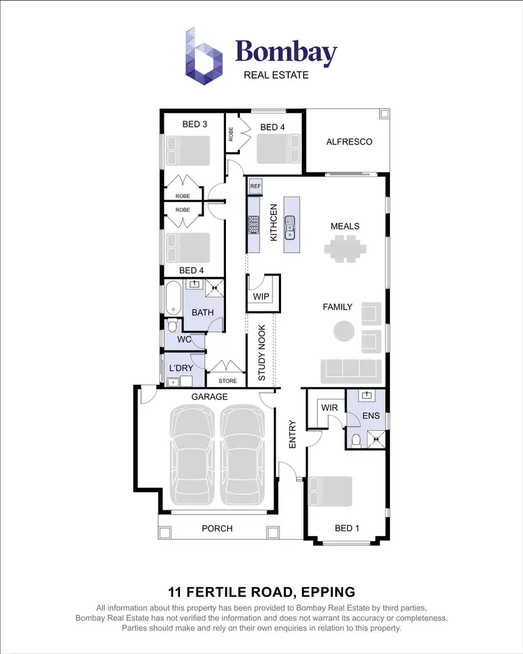 Floorplan of Homely house listing, 11 Fertile Street, Epping VIC 3076