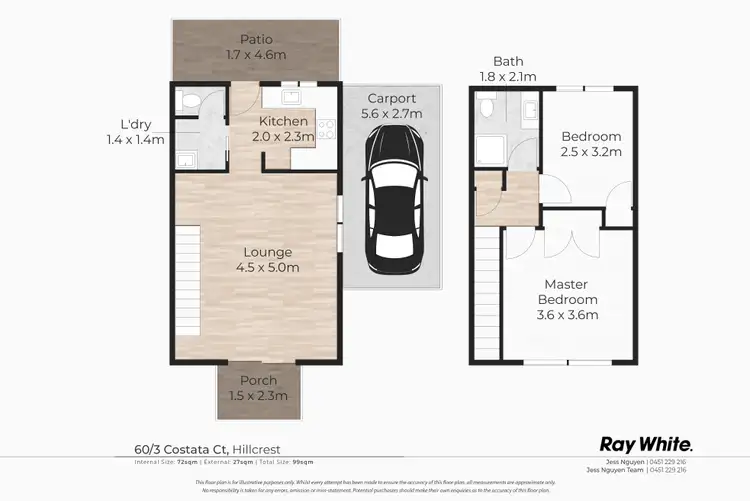 Floorplan of Homely house listing, 60/3 Costata Street, Hillcrest QLD 4118