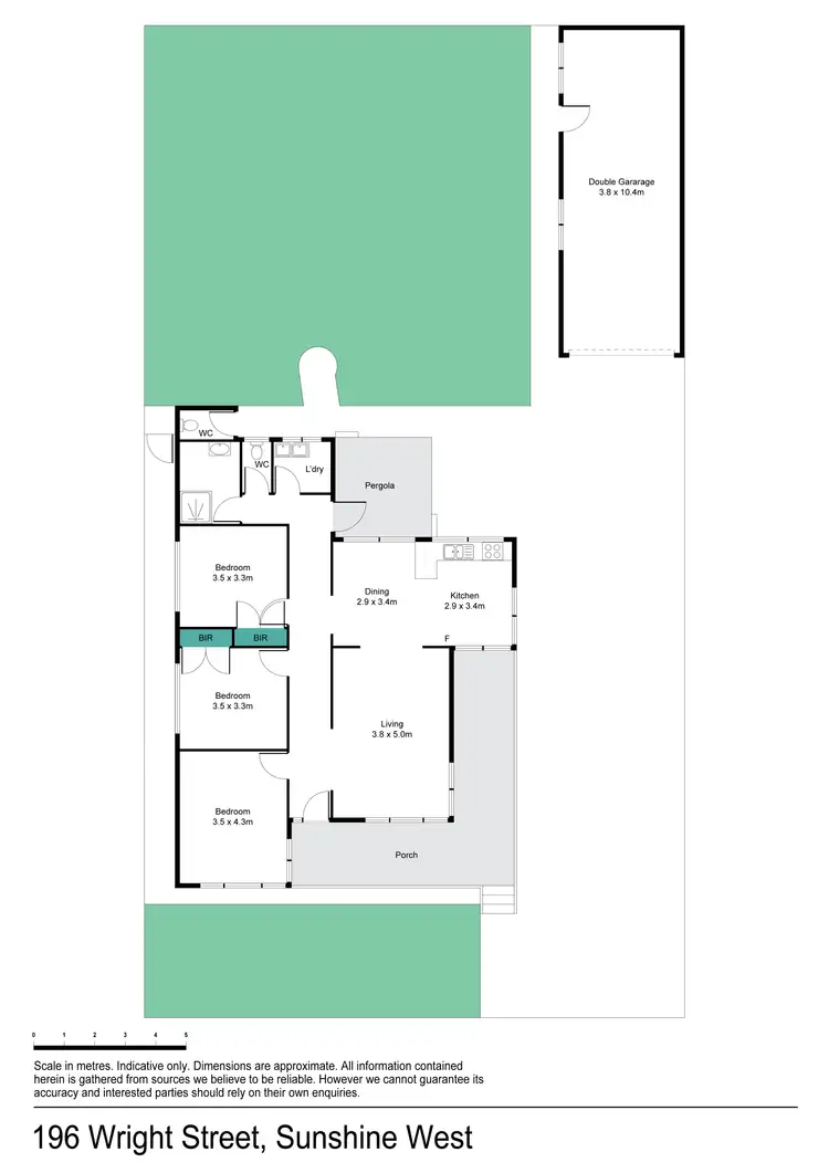 Floorplan of Homely house listing, 196 Wright Street, Sunshine West VIC 3020