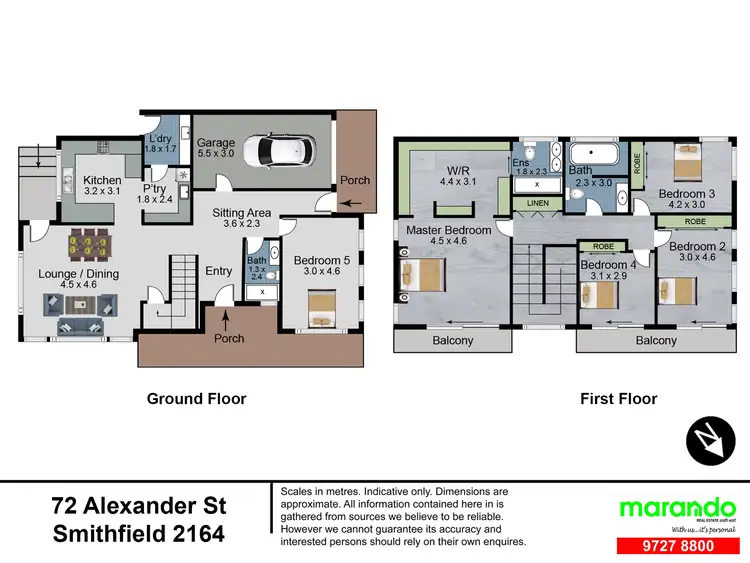 Floorplan of Homely house listing, 72 Alexander Street, Smithfield NSW 2164