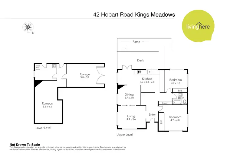 Floorplan of Homely house listing, 42 Hobart Road, Kings Meadows TAS 7249