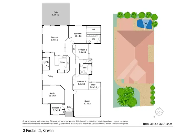 Floorplan of Homely house listing, 3 Foxtail Court, Kirwan QLD 4817