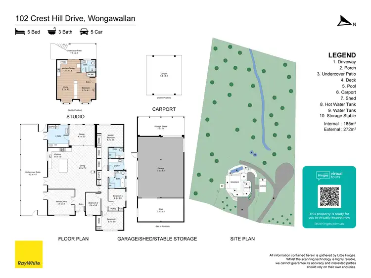 Floorplan of Homely rural property listing, 102 Crest Hill Drive, Wongawallan QLD 4210