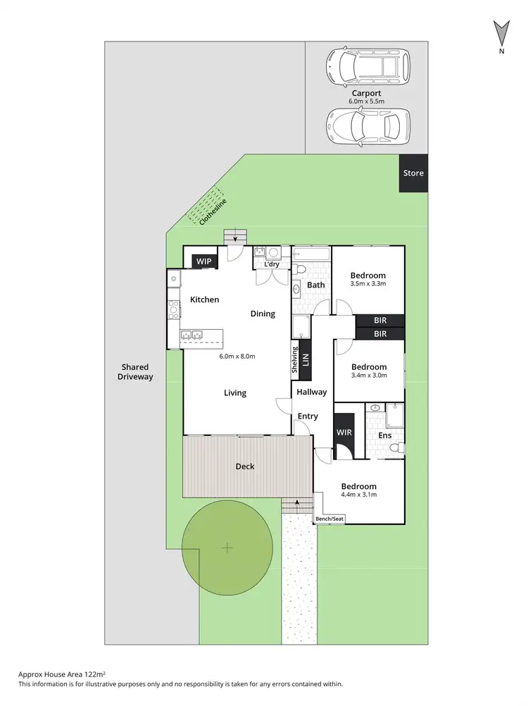 Floorplan of Homely house listing, 1/19 Langibanool Avenue, Hamlyn Heights VIC 3215