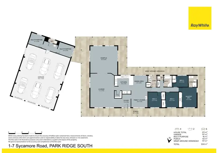 Floorplan of Homely house listing, 1-7 Sycamore Road, Park Ridge South QLD 4125