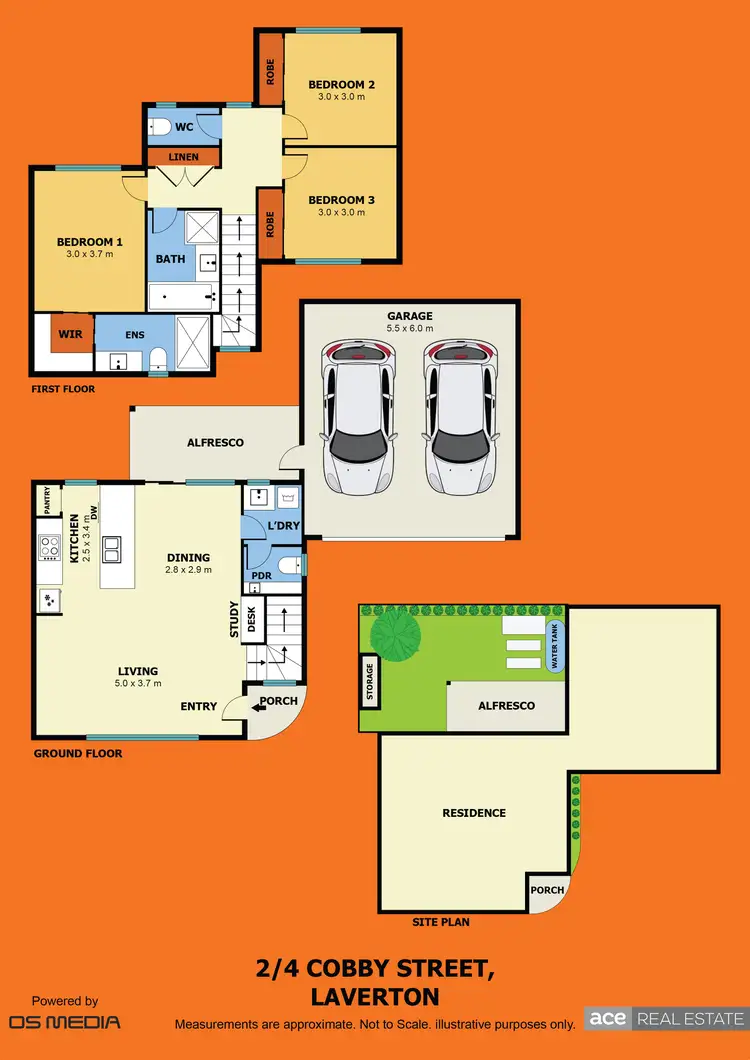 Floorplan of Homely townhouse listing, 2/4 Cobby Street, Laverton VIC 3028