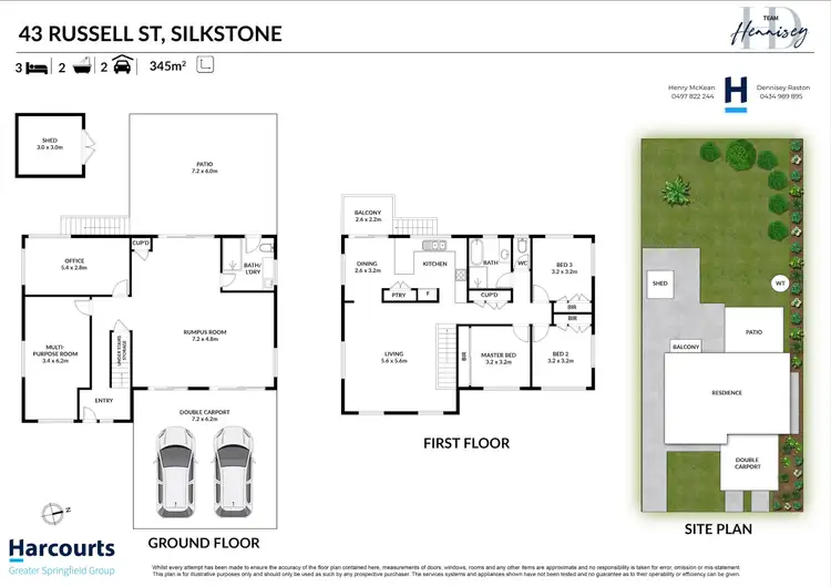 Floorplan of Homely house listing, 43 Russell Street, Silkstone QLD 4304