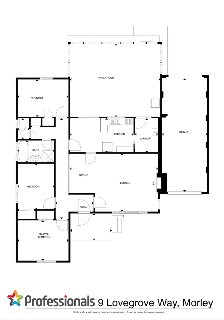 Floorplan of Homely house listing, 9 Lovegrove Way, Morley WA 6062