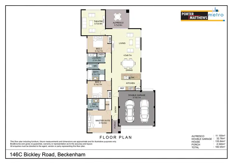 Floorplan of Homely house listing, 146C Bickley Road, Beckenham WA 6107