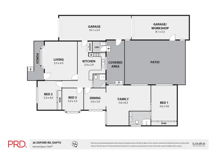 Floorplan of Homely house listing, 26 Oxford Road, Dapto NSW 2530