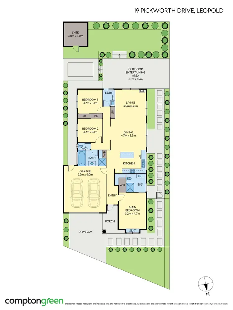 Floorplan of Homely house listing, 19 Pickworth Drive, Leopold VIC 3224