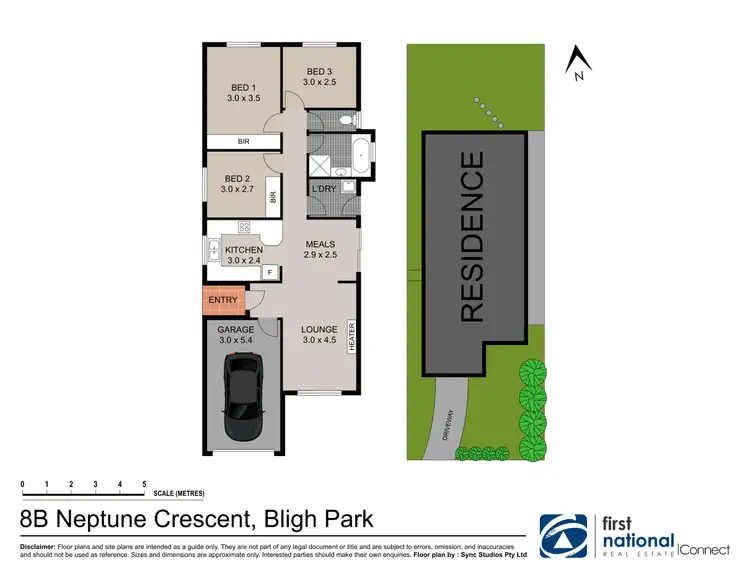Floorplan of Homely house listing, 8B Neptune Crescent, Bligh Park NSW 2756