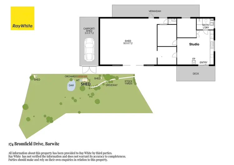 Floorplan of Homely rural property listing, 174 Bromfield Drive, Barwite VIC 3722
