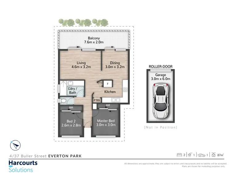 Floorplan of Homely unit listing, 4/37 Buller Street, Everton Park QLD 4053