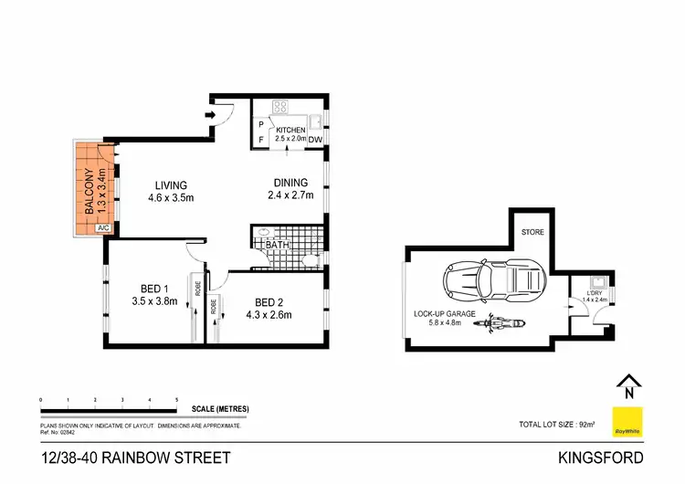 Floorplan of Homely apartment listing, 12/38-40 Rainbow Street, Kingsford NSW 2032
