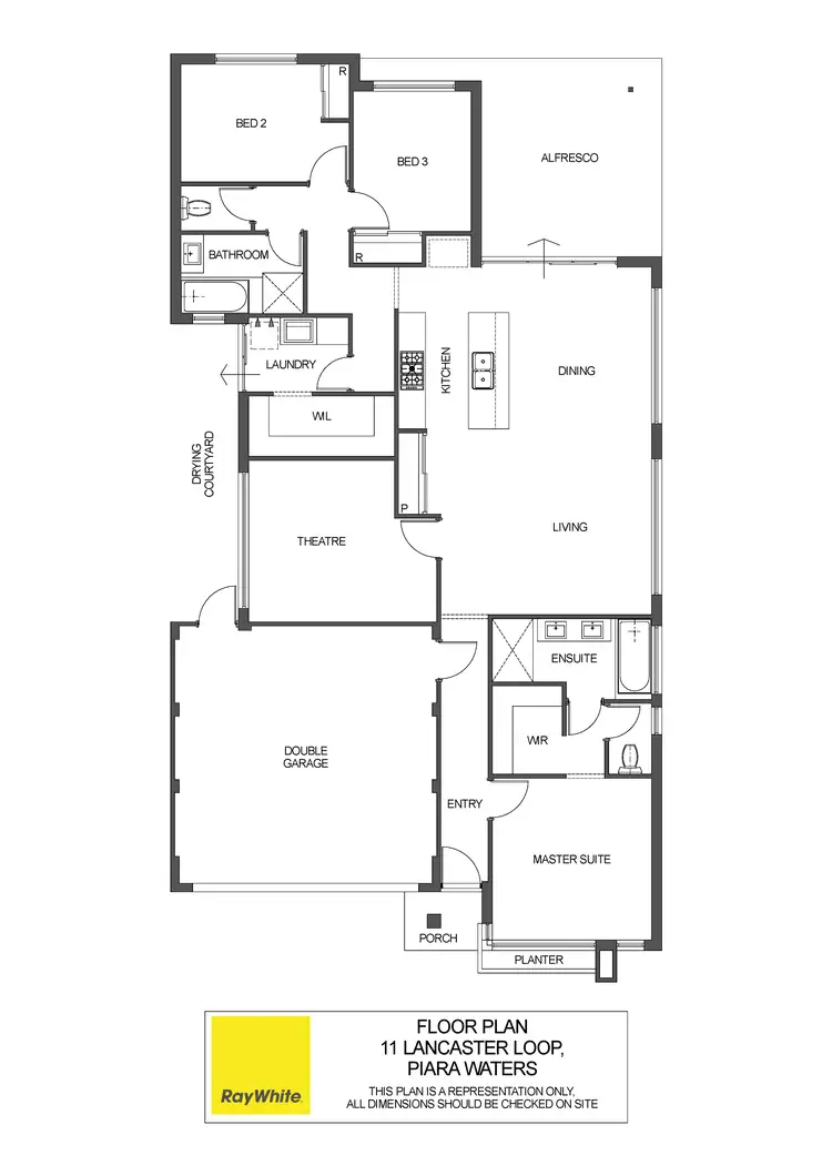 Floorplan of Homely house listing, 11 Lancaster Loop, Piara Waters WA 6112