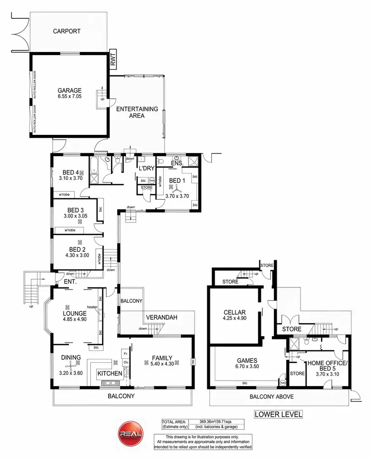 Floorplan of Homely house listing, 20 Gunther Parade, Pasadena SA 5042