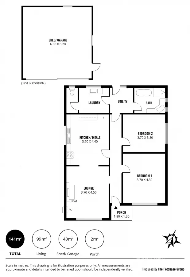 Floorplan of Homely house listing, 42 Second Avenue, Klemzig SA 5087