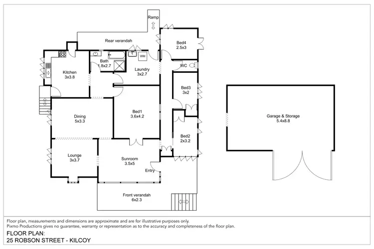 Floorplan of Homely house listing, 25 Robson Street, Kilcoy QLD 4515