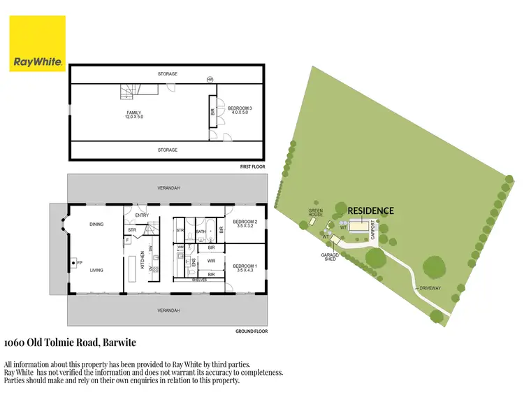 Floorplan of Homely rural property listing, 1060 Old Tolmie Road, Barwite VIC 3722