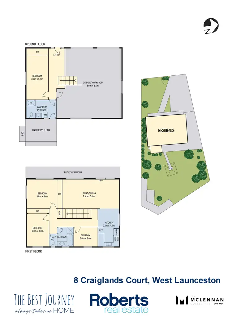 Floorplan of Homely house listing, 8 Craiglands Court, West Launceston TAS 7250