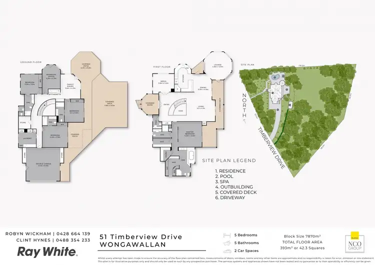Floorplan of Homely rural property listing, 51 Timberview Drive, Wongawallan QLD 4210