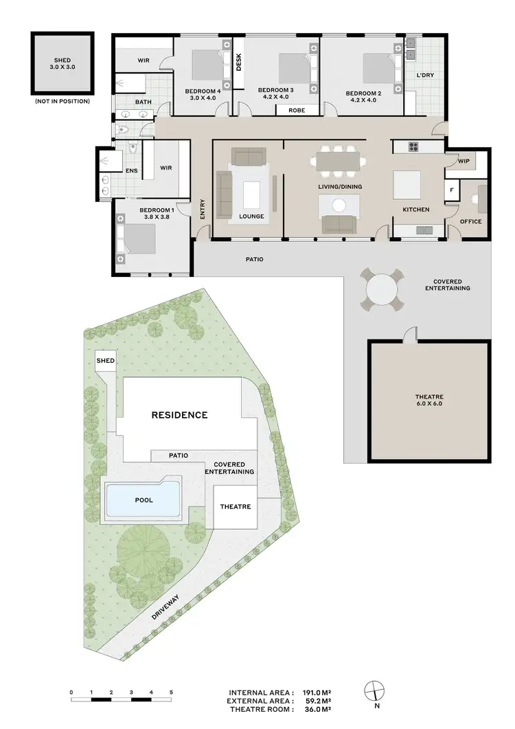 Floorplan of Homely house listing, 11 Bahr Court, Heatley QLD 4814