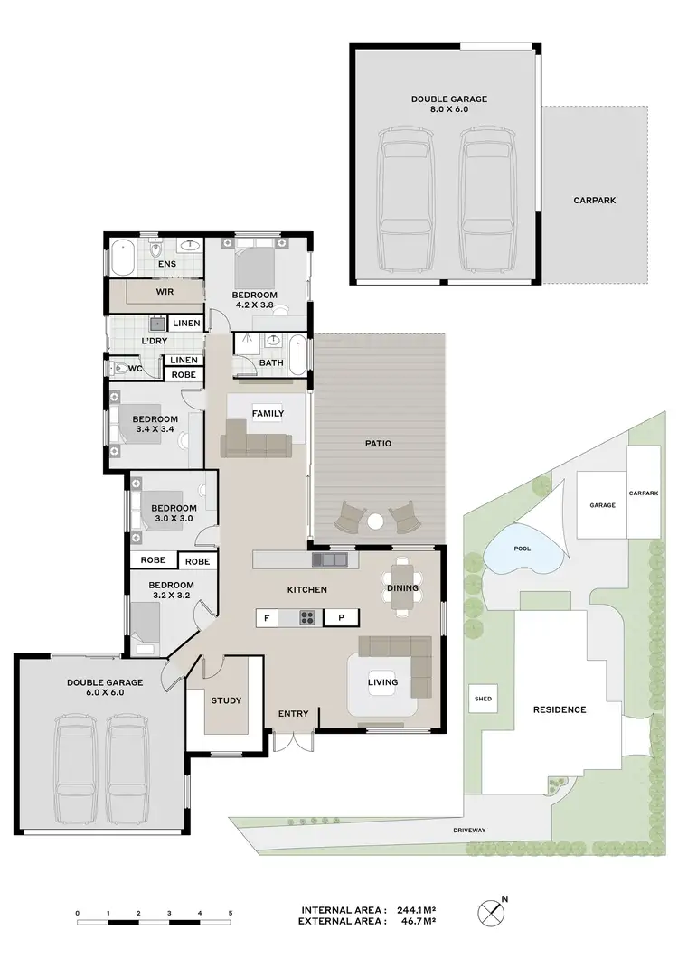 Floorplan of Homely house listing, 41 Wynberg Drive, Annandale QLD 4814
