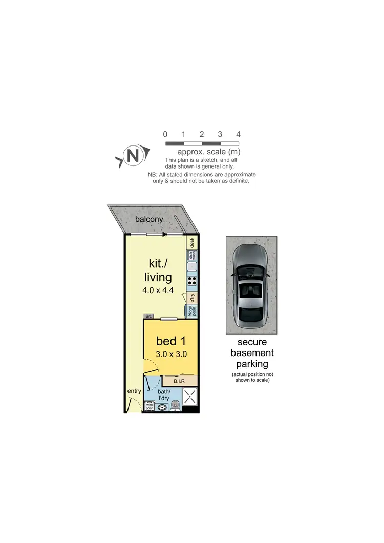 Floorplan of Homely apartment listing, 711/39 Kingsway, Glen Waverley VIC 3150
