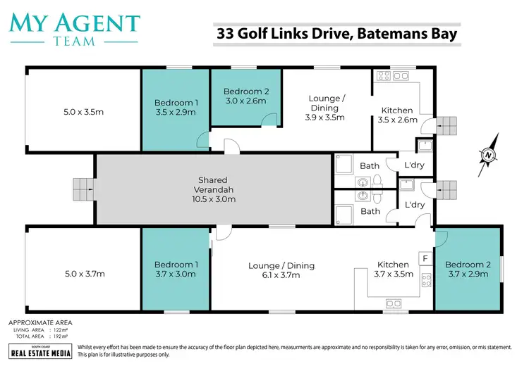 Floorplan of Homely house listing, 33 Golf Links Drive, Batemans Bay NSW 2536