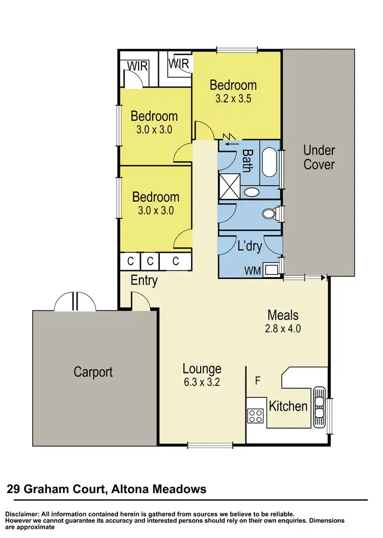 Floorplan of Homely house listing, 29 Graham Court, Altona Meadows VIC 3028