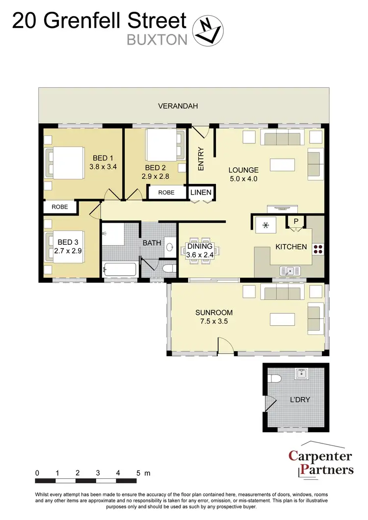 Floorplan of Homely house listing, 20 Grenfell Street, Buxton NSW 2571