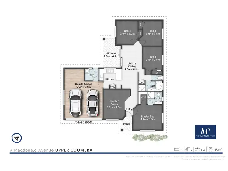 Floorplan of Homely house listing, 5 Macdonald Avenue, Upper Coomera QLD 4209