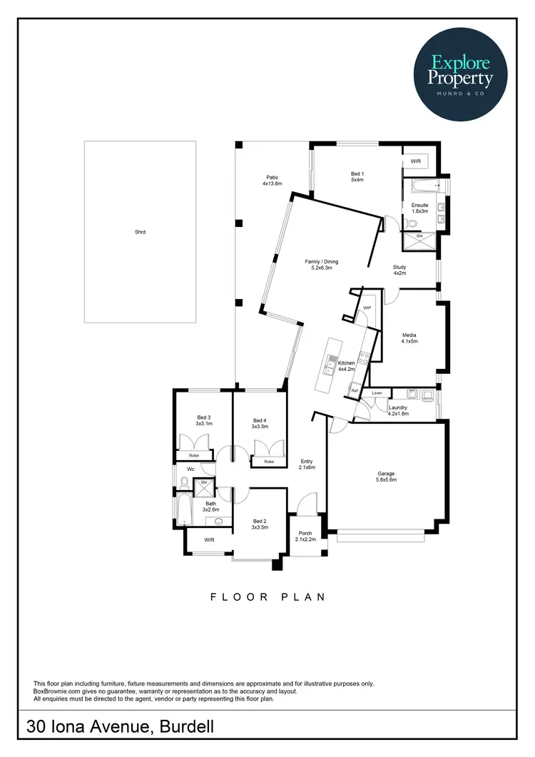 Floorplan of Homely house listing, 30 Iona Avenue, Burdell QLD 4818