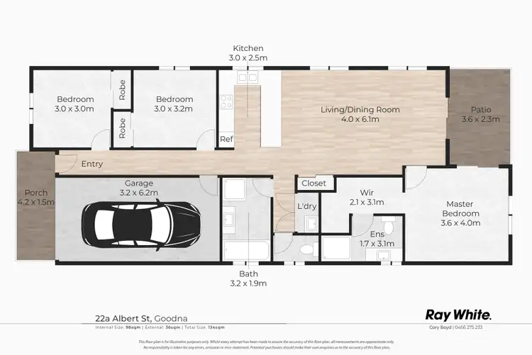Floorplan of Homely house listing, 22A Albert Street, Goodna QLD 4300