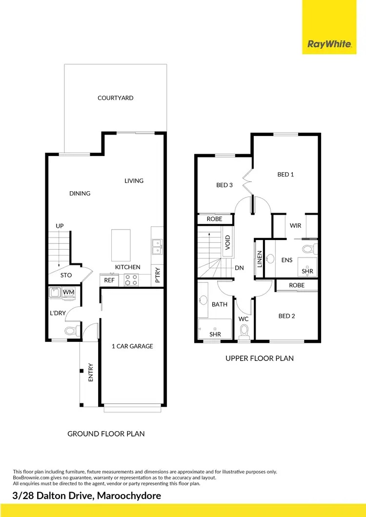 Floorplan of Homely townhouse listing, 3/28 Dalton Drive, Maroochydore QLD 4558