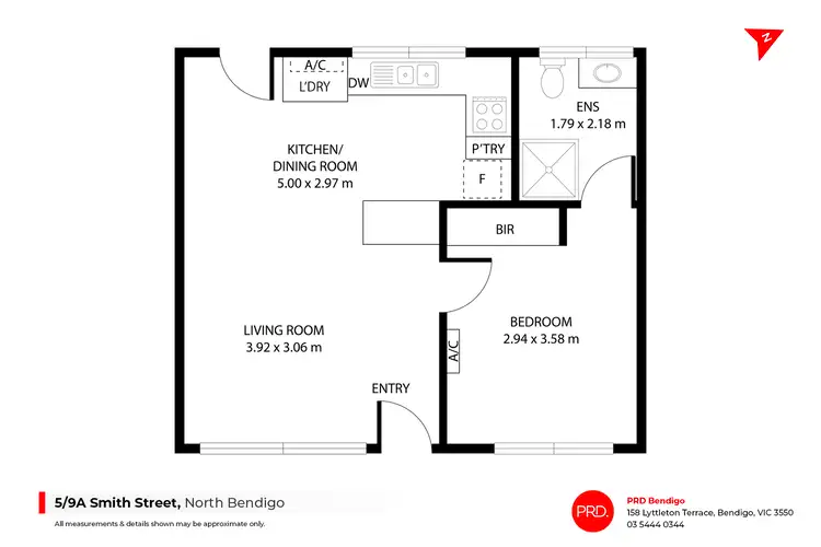 Floorplan of Homely house listing, 5/9A Smith Street, North Bendigo VIC 3550