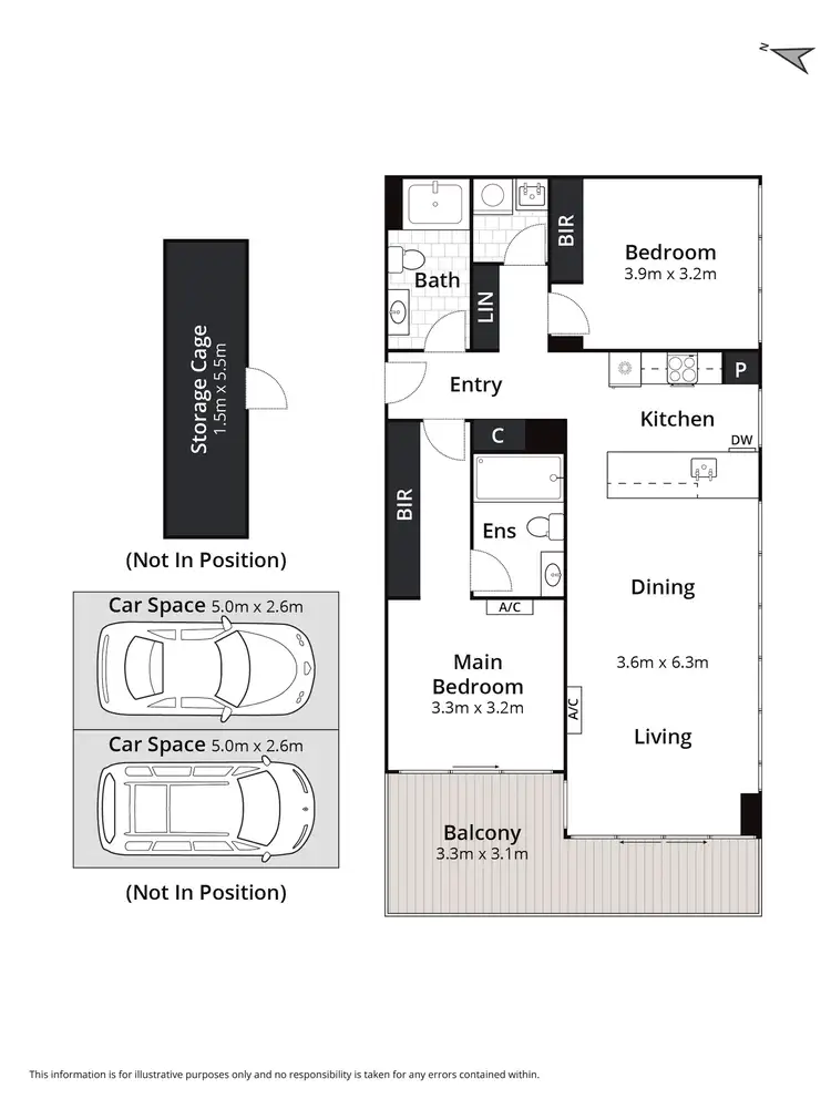 Floorplan of Homely apartment listing, 1901/18 Cavendish Street, Geelong VIC 3220