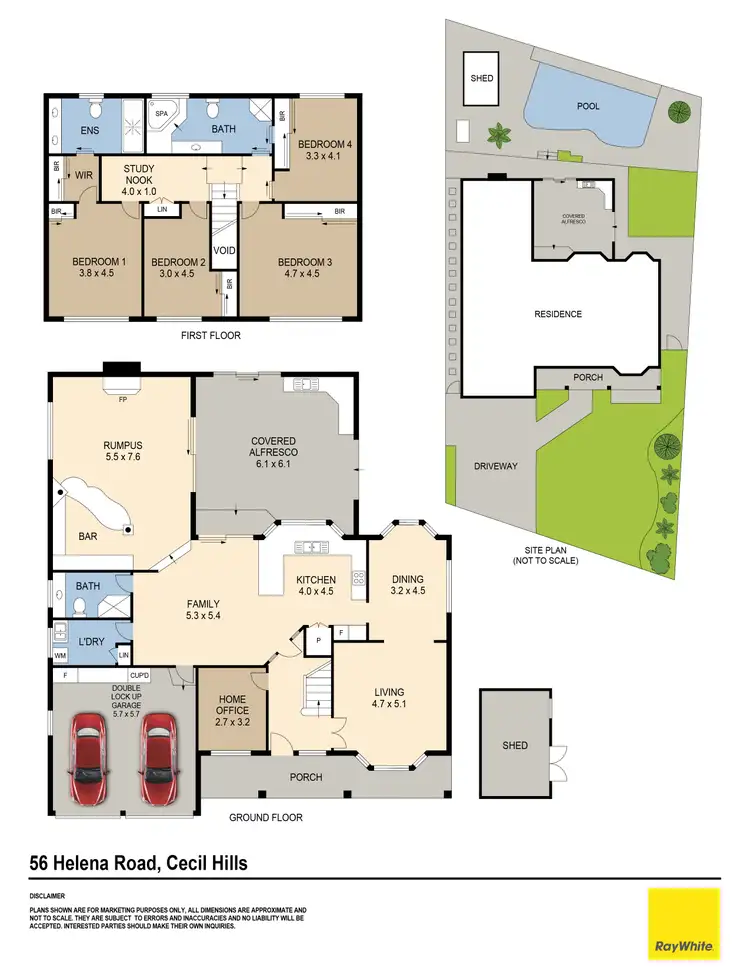 Floorplan of Homely house listing, 56 Helena Road, Cecil Hills NSW 2171