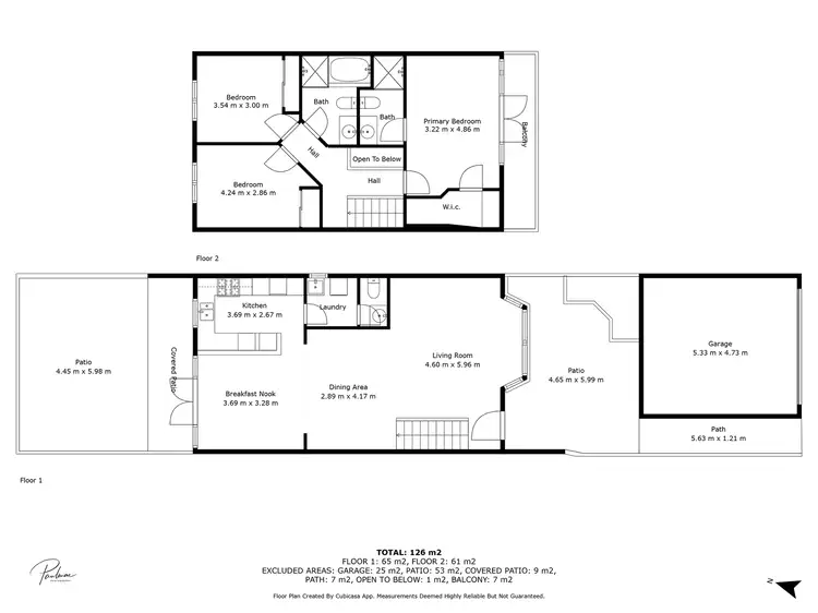 Floorplan of Homely townhouse listing, 3/20 Childers Street, North Adelaide SA 5006