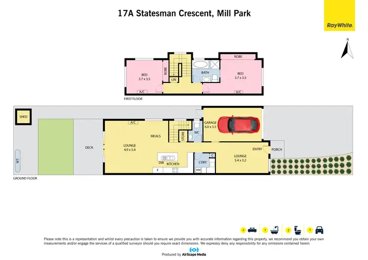 Floorplan of Homely house listing, 17A Statesman Crescent, Mill Park VIC 3082