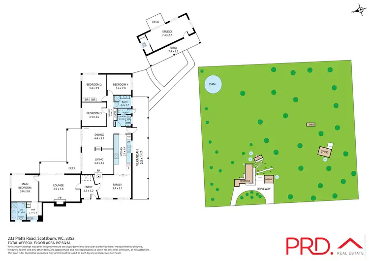 Floorplan of Homely house listing, 233 Platts Road, Scotsburn VIC 3352