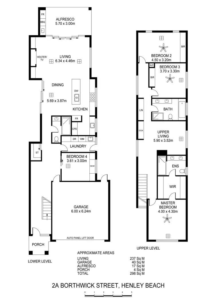Floorplan of Homely house listing, 2A Borthwick St, Henley Beach SA 5022