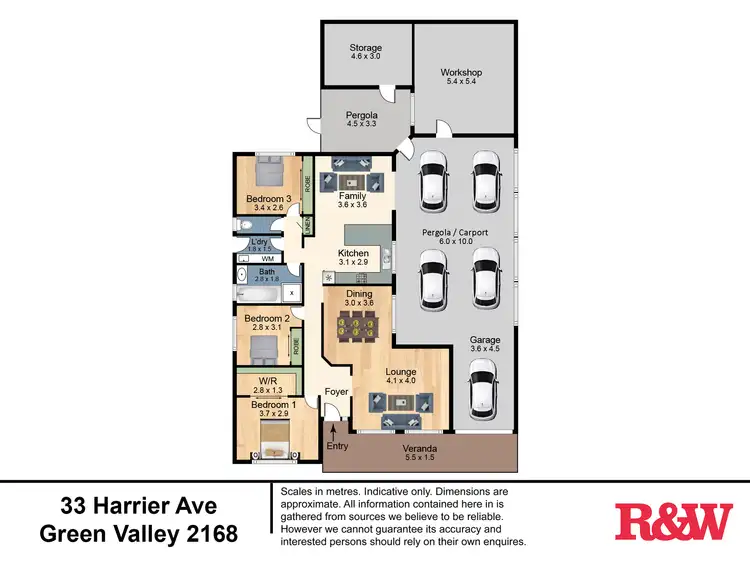 Floorplan of Homely house listing, 33 Harrier Avenue, Green Valley NSW 2168