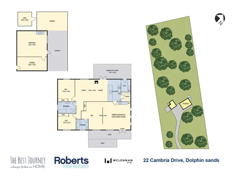 Floorplan of Homely house listing, 22 Cambria Drive, Dolphin Sands TAS 7190