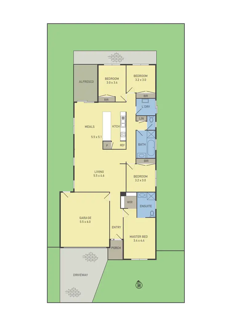 Floorplan of Homely house listing, 47 Watergum Way, Wallan VIC 3756