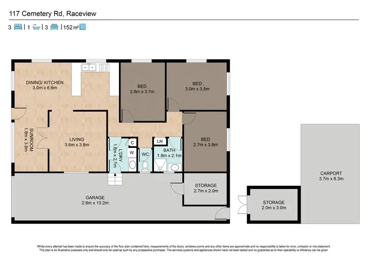 Floorplan of Homely house listing, 117 Cemetery Road, Raceview QLD 4305